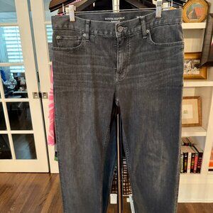 Banana Republic Men's 32x32 Charcoal Traveler Jean, Slim